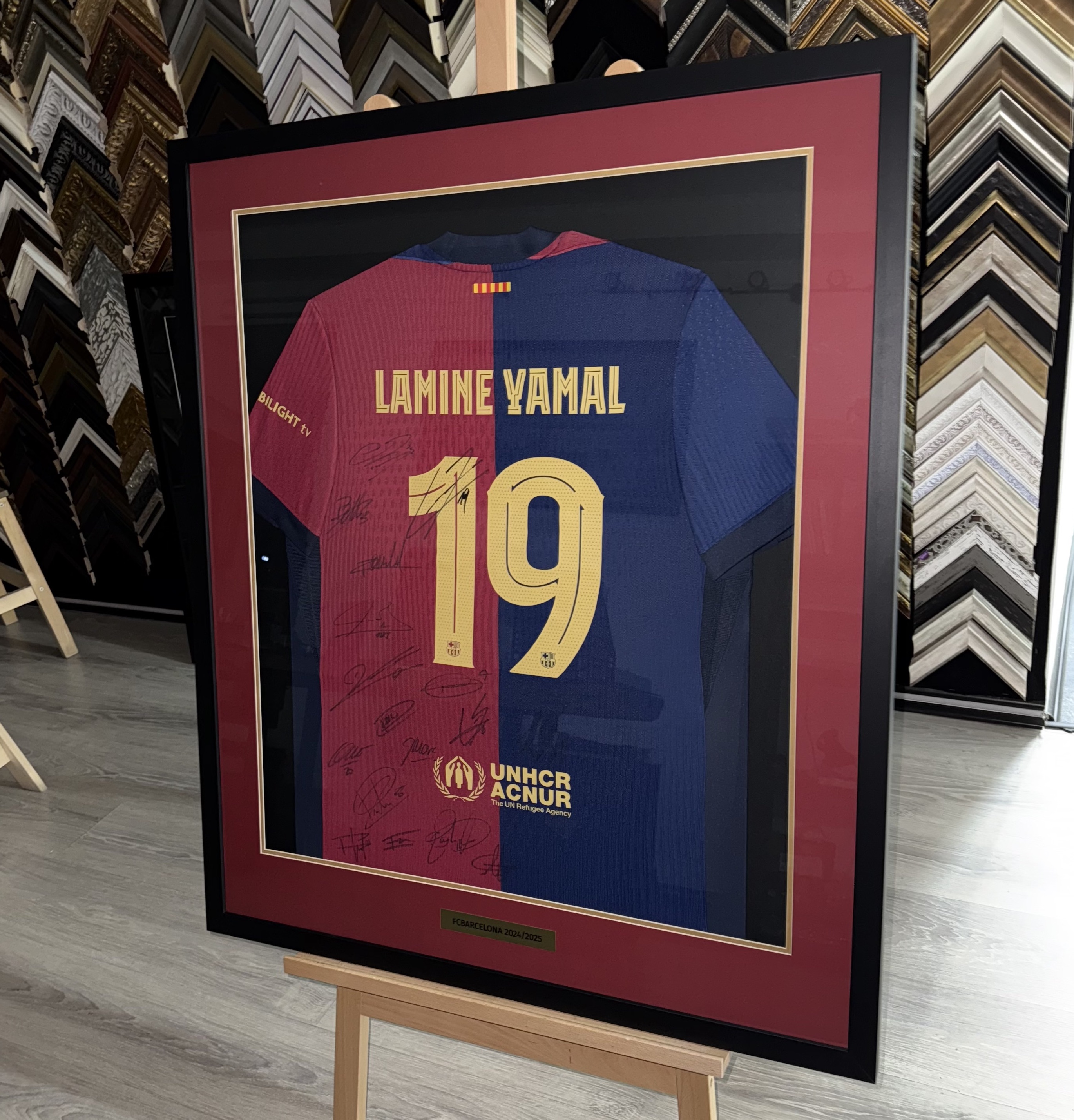 lamine yamal футболка в раме