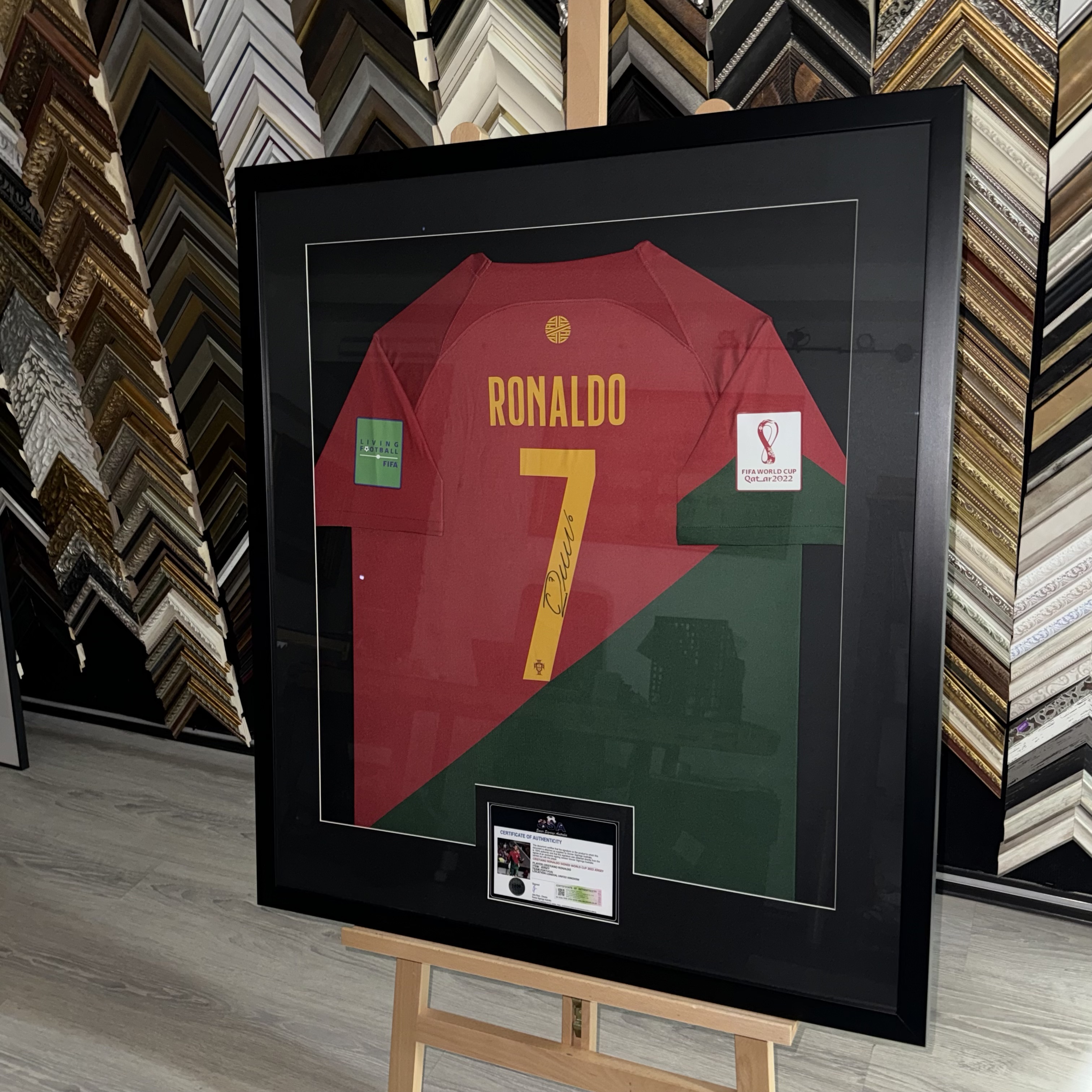 Оформить футболку в раму Москва 7 Cristiano Ronaldo