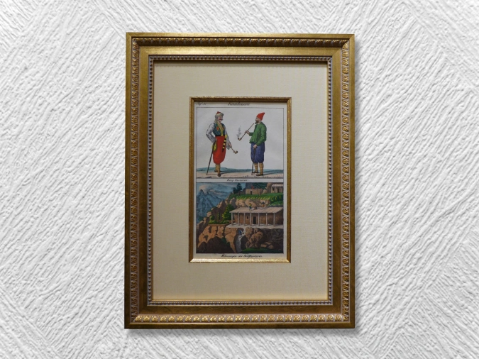 Цветная гравюра 