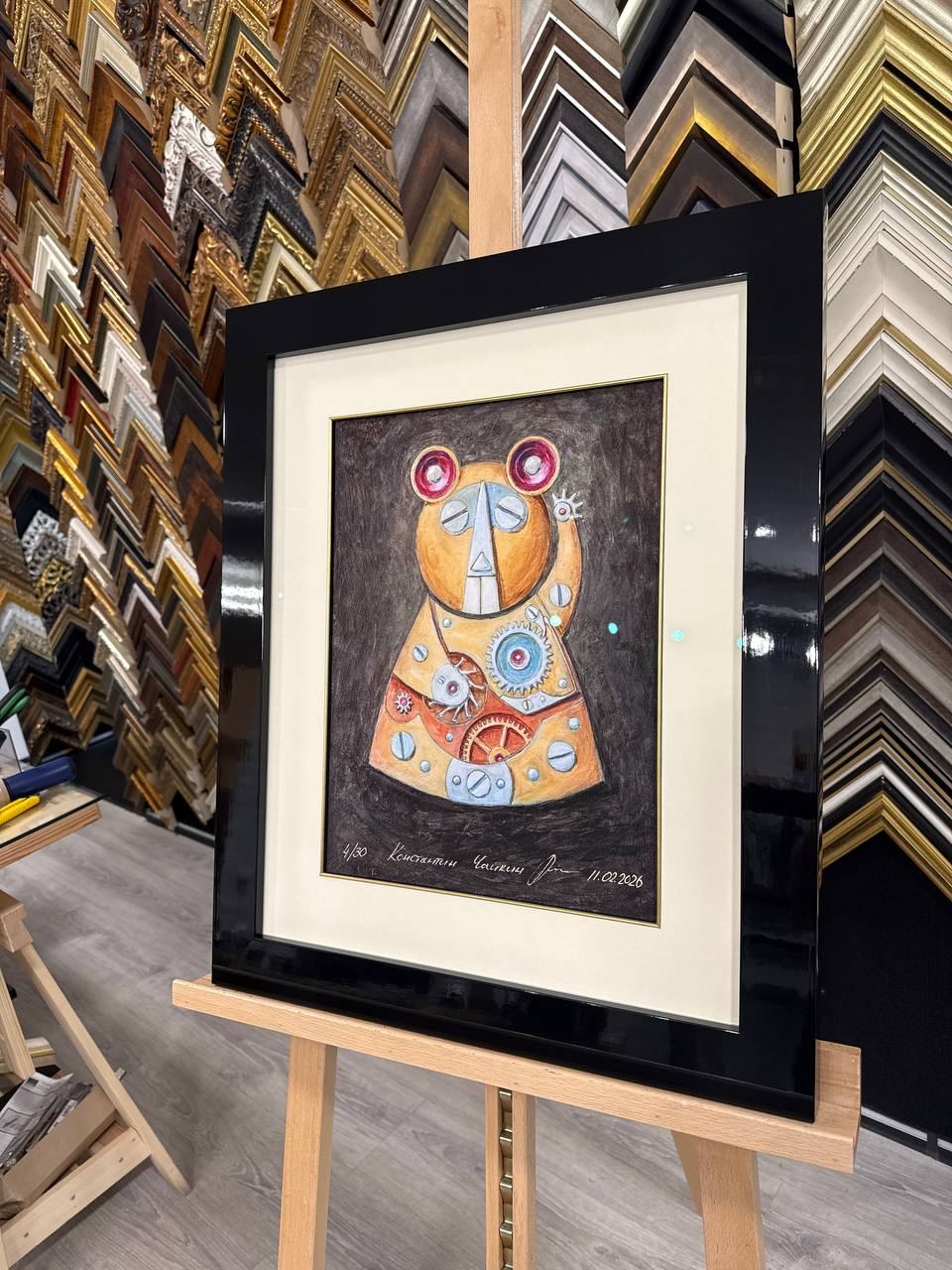 Оформление коллекционной графики: жикле «Соня» от Константина Чайкина