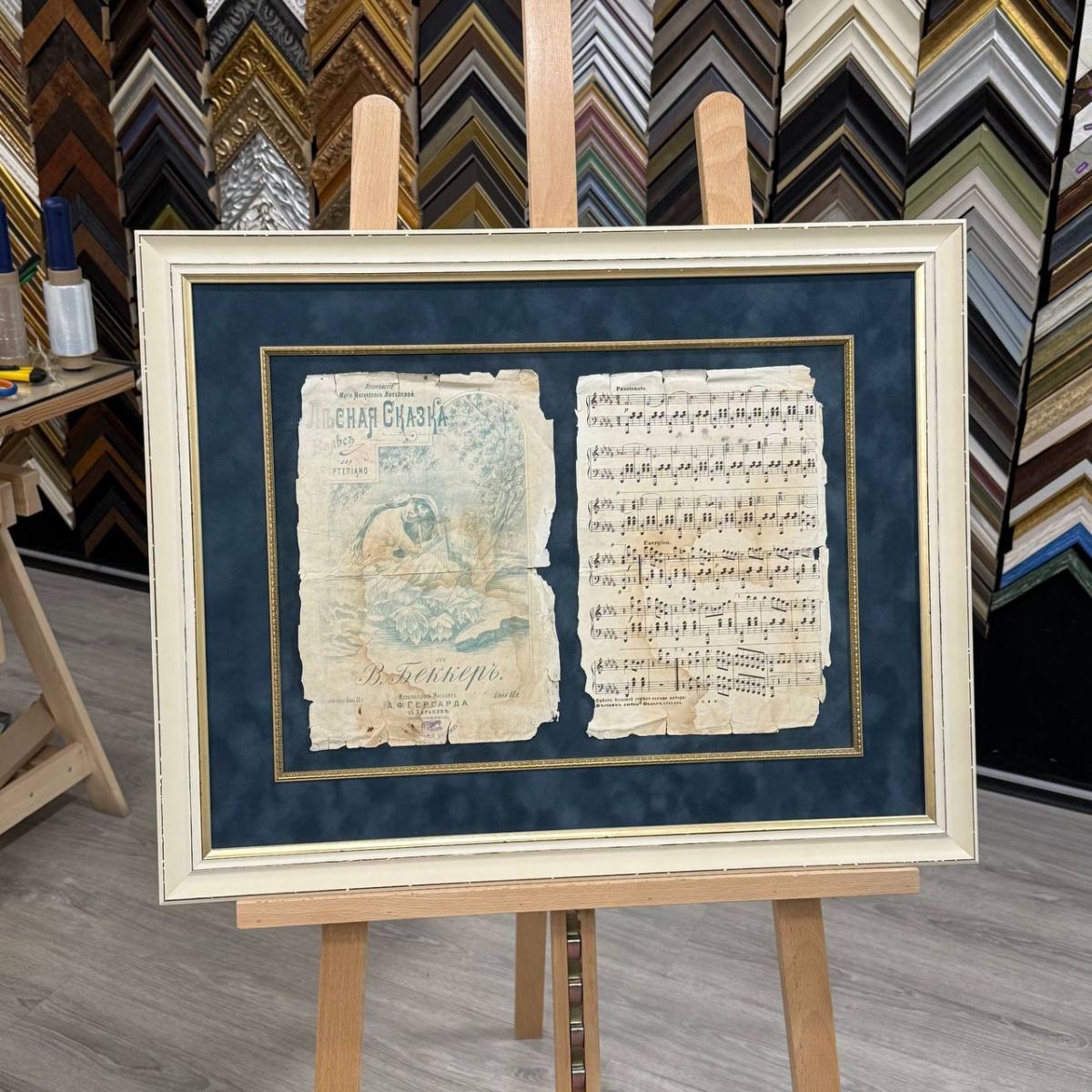 Оформление нот в багет: как создать уникальный интерьер