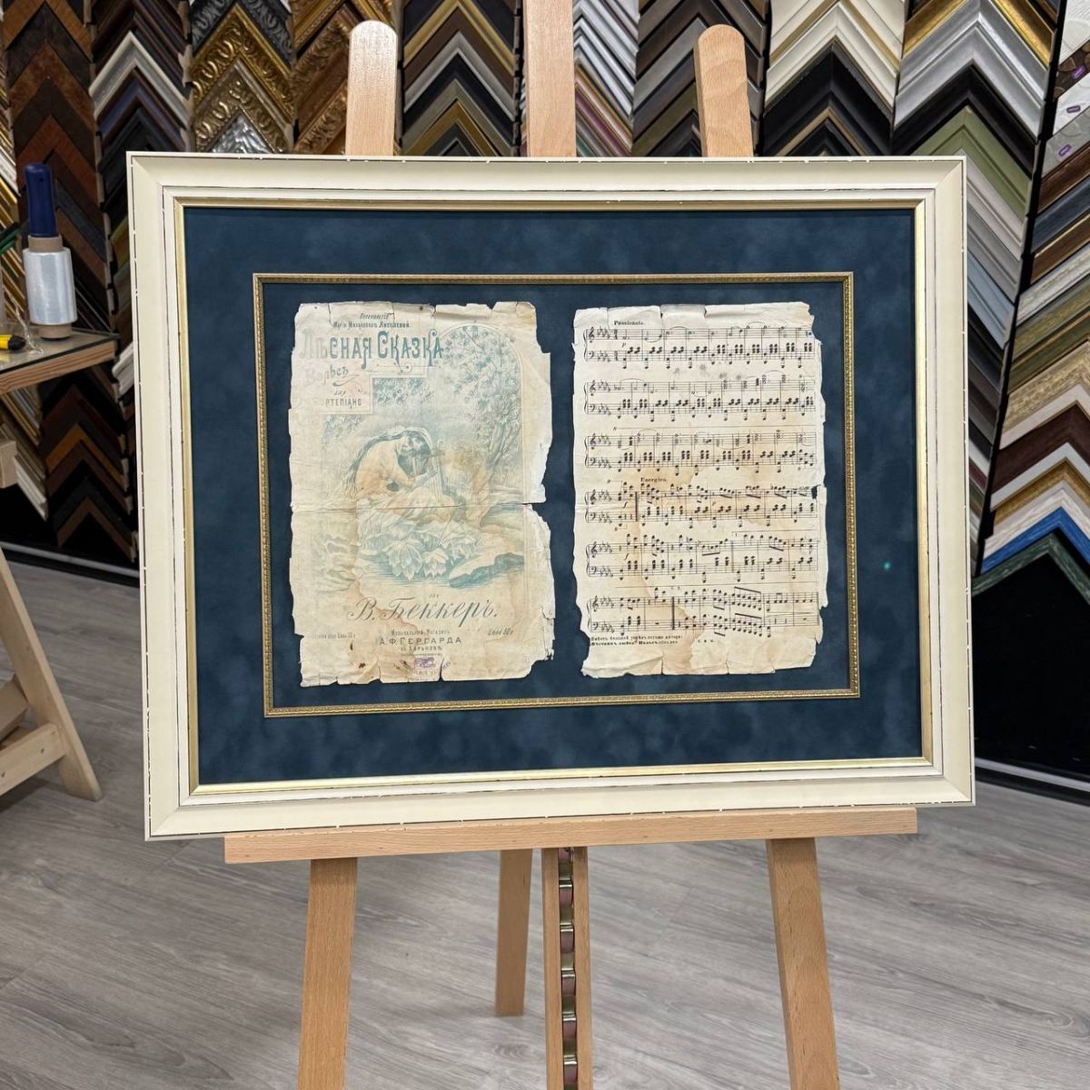 Оформление нот в багет: как создать уникальный интерьер