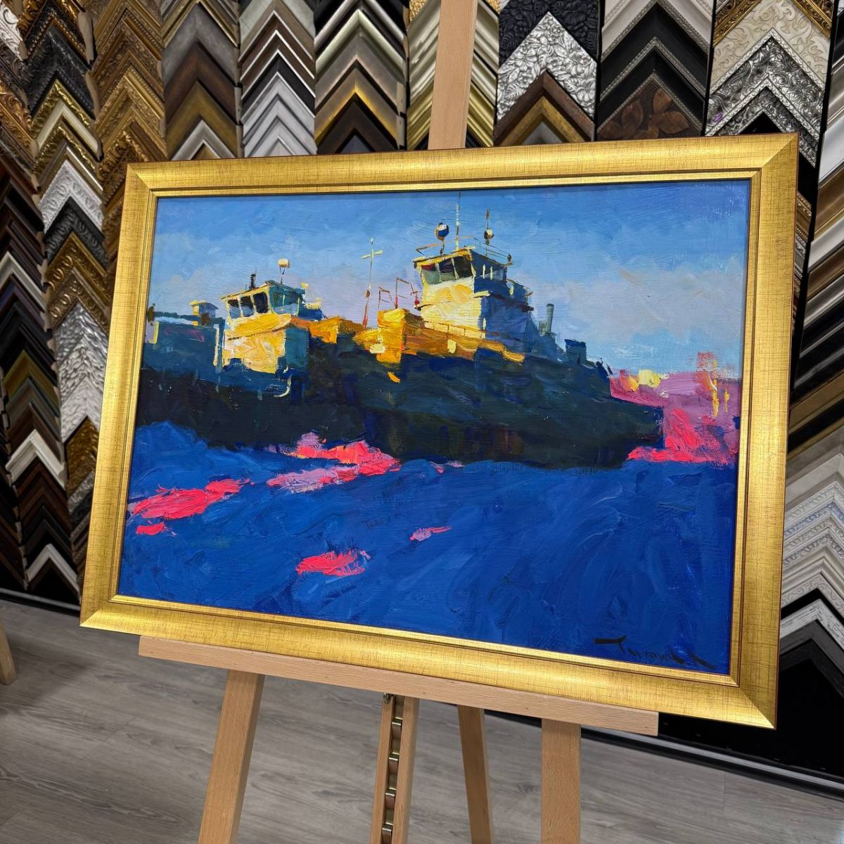 Как багет подчеркивает акценты на картине