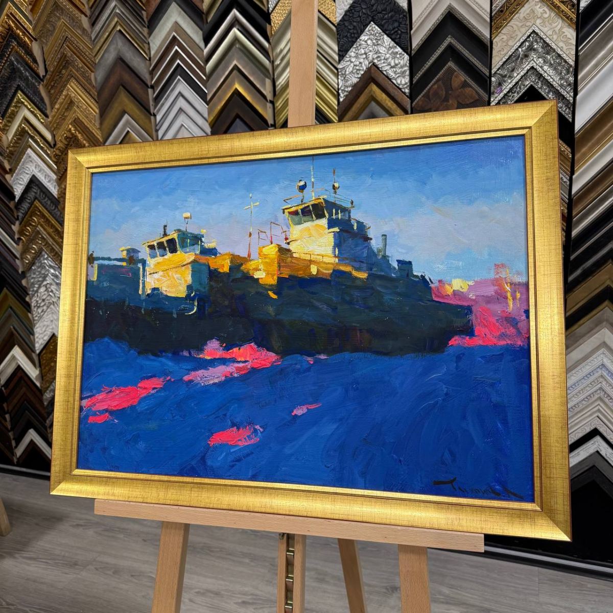 Как багет подчеркивает акценты на картине