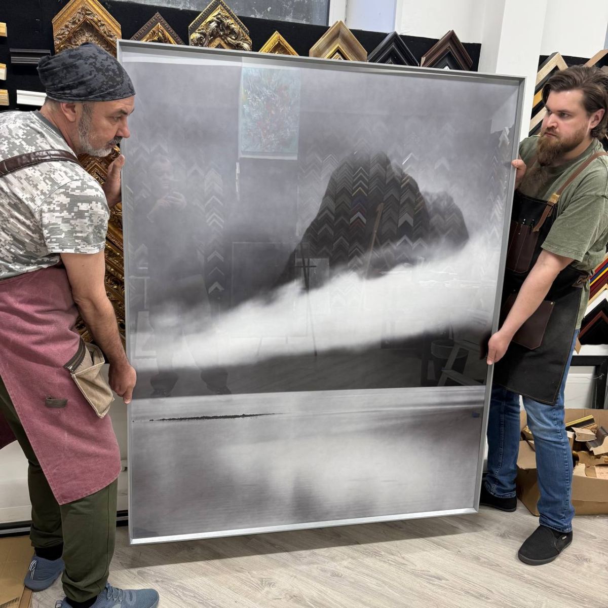 Оформление широкоформатных фотографий в багет: опыт работы с крупными проектами