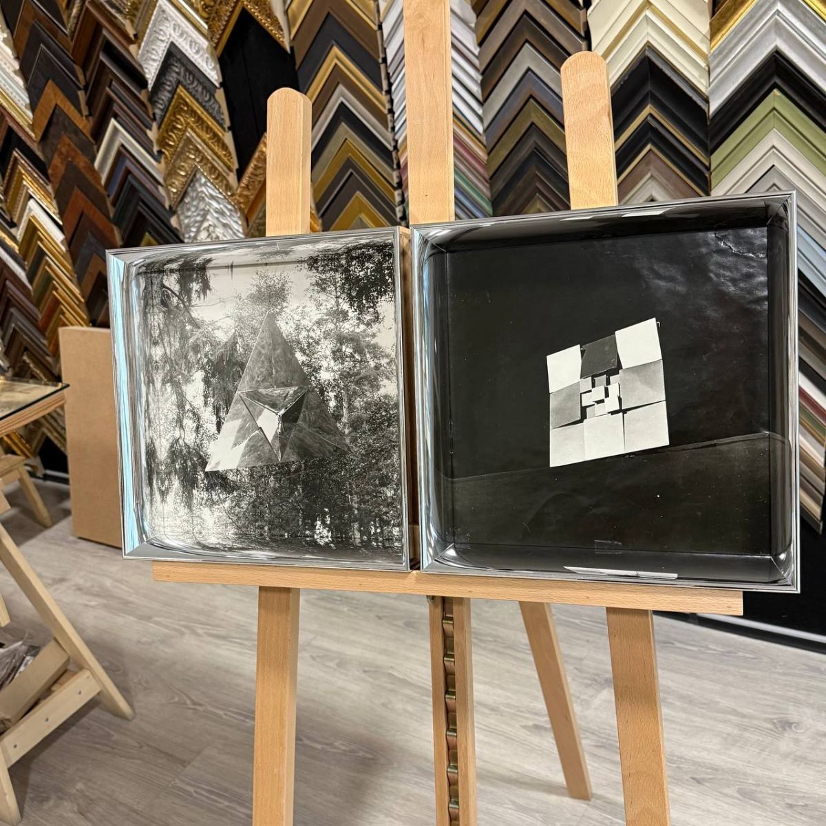 Оформление графики Франциско Инфанте в багет