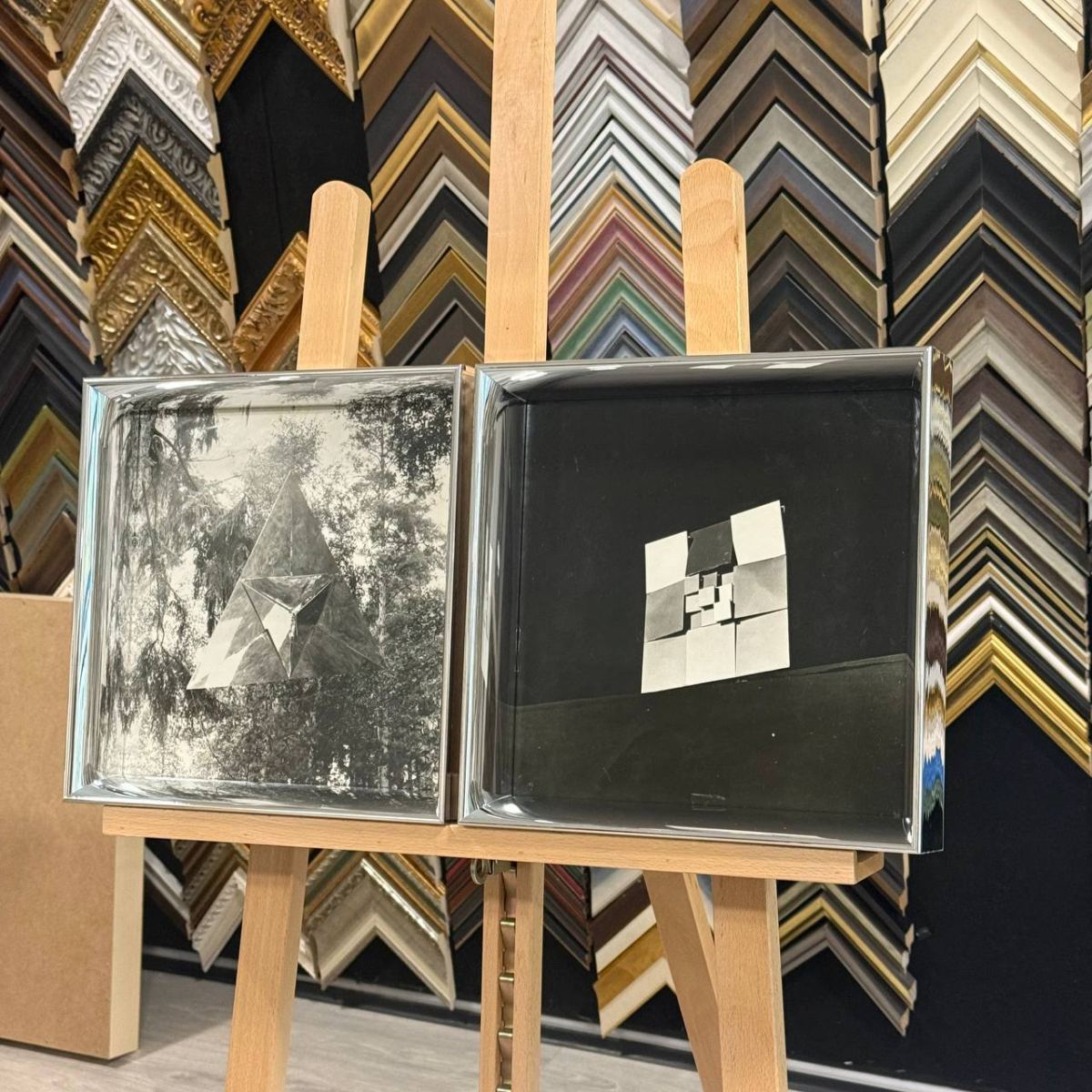 Оформление графики Франциско Инфанте в багет