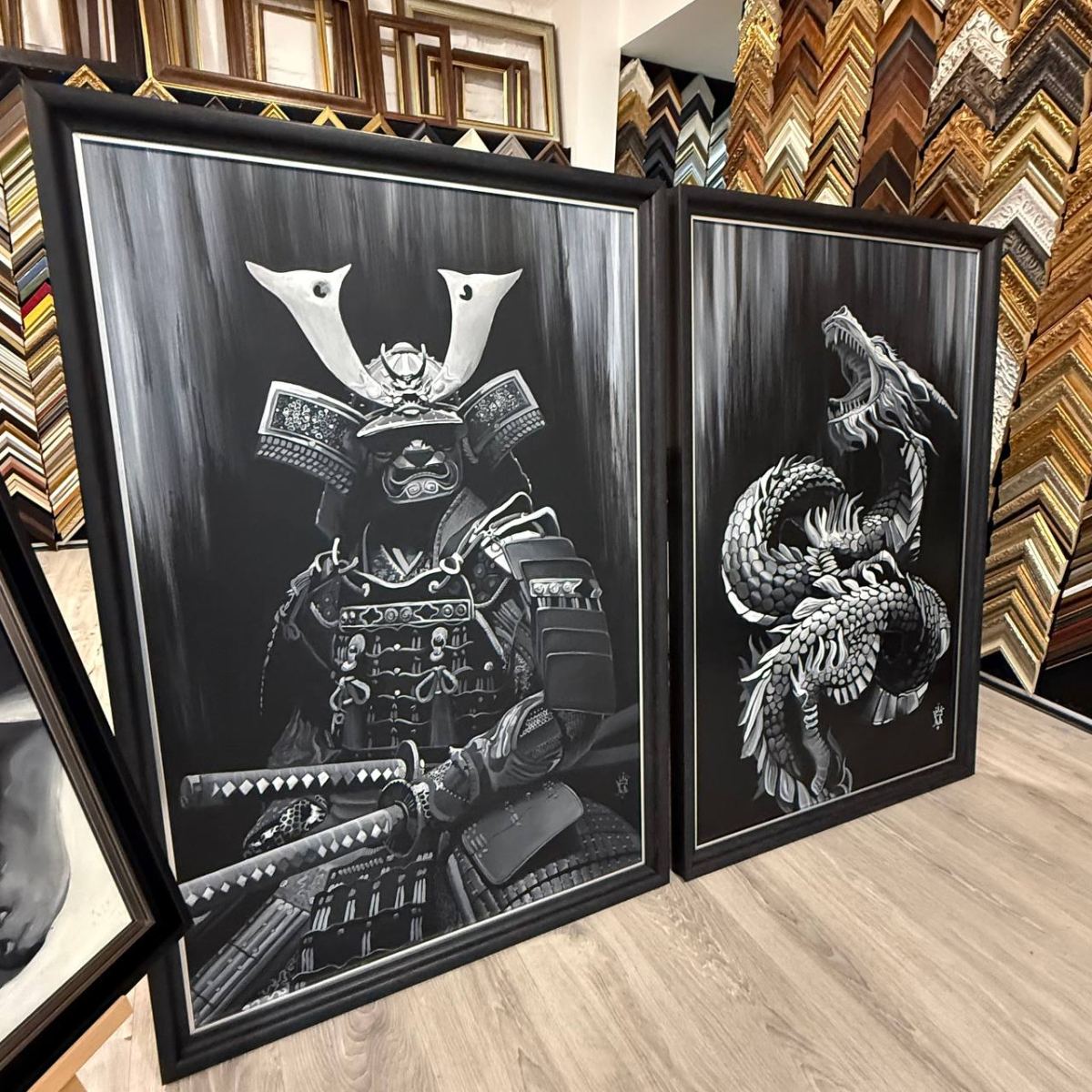 Оформление картин в багет: секреты гармонии в интерьере